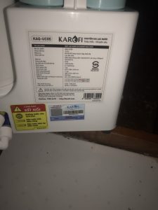 Thay lõi máy lọc nước xã Bình Chương